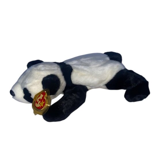 Ty Beanie Buddy Peking Panda Bear Plush Toy Collectible 14" - Picture 9 of 16